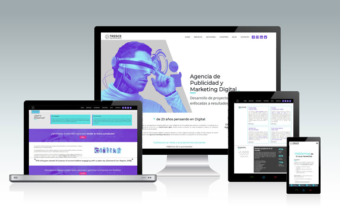 Tendencias, diseño y usabilidad en la nueva web de Tresce